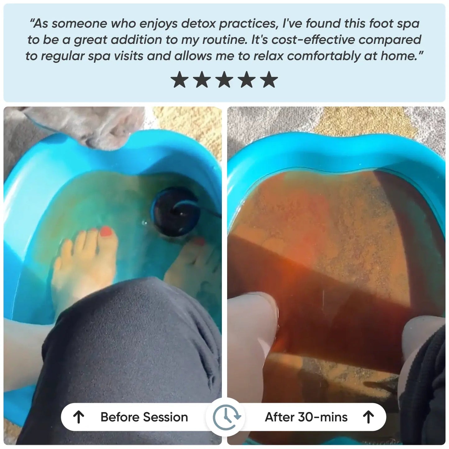 LesAngel™ Ionic Foot Spa - At-home detox and cleanse!